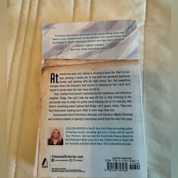 Maybe Someday by Colleen Hoover - Picture 2 of 2